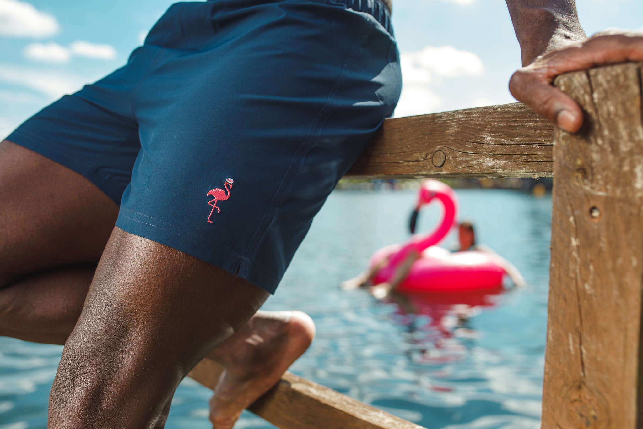 Men's Swim shorts with Waterproof pocket